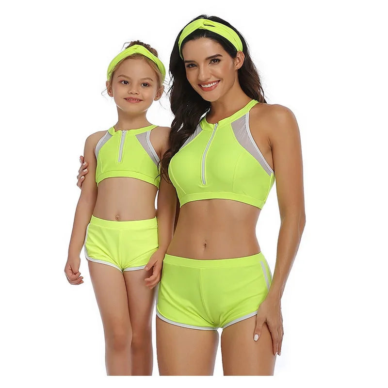 Summer Family Matching Swimsuit 2-Pcs Sets