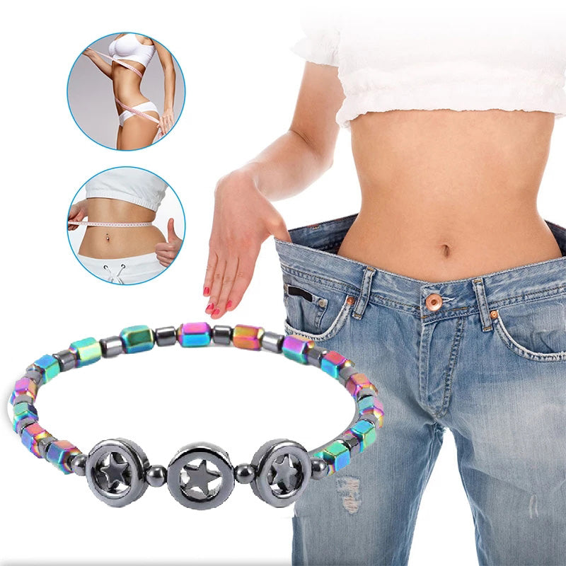 Weight Loss Magnetic Therapy Anklet Slimming Stretch Magnet Jewelry Health Anklet