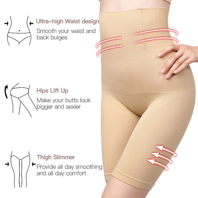 Waist Trainer Butt lifter Slimming Underkläder Body Shaper 