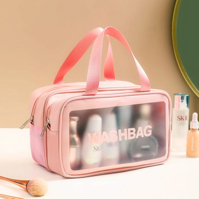 Storage Bag PVC Double Matte Portable Cosmetic Bag