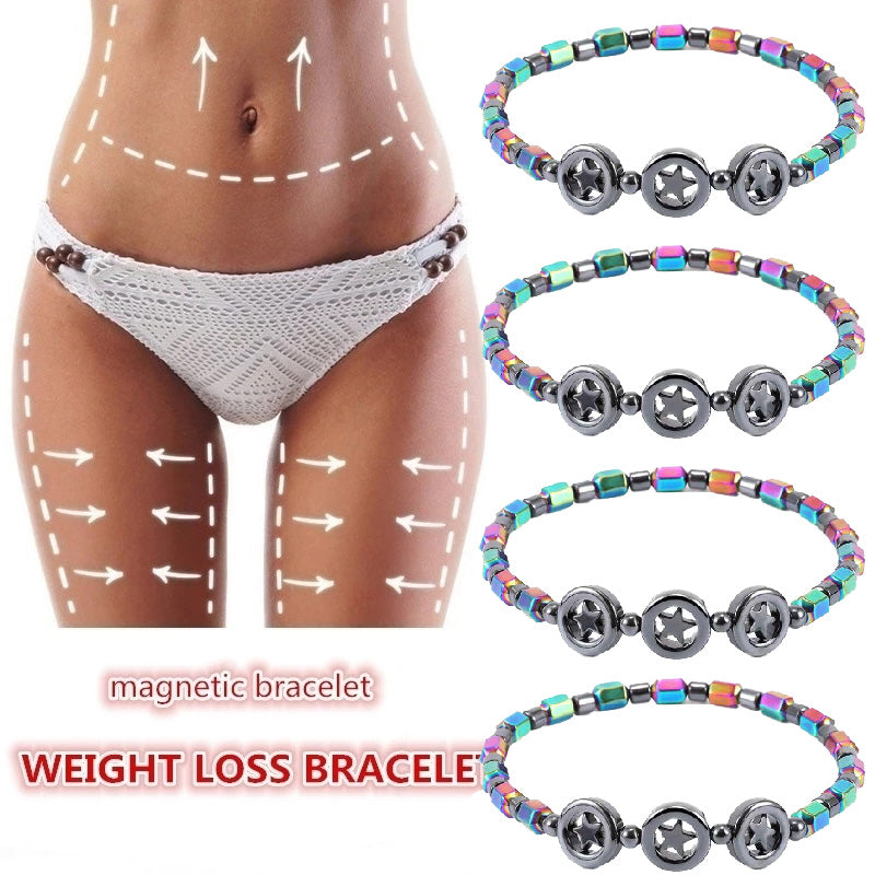 Weight Loss Magnetic Therapy Anklet Slimming Stretch Magnet Jewelry Health Anklet