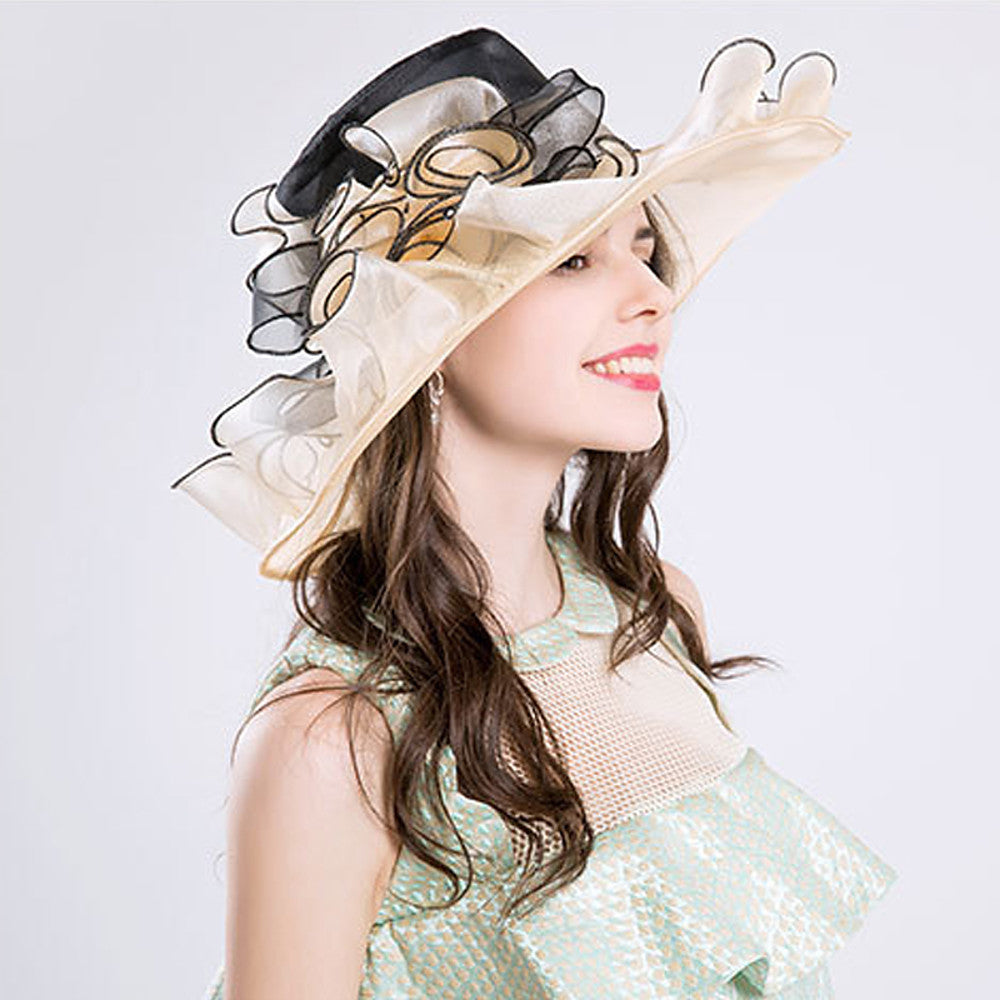 Silk / Organza Kentucky Derby Hat / Hats with 1 Wedding / Special Occasion / Party / Evening Headpiece