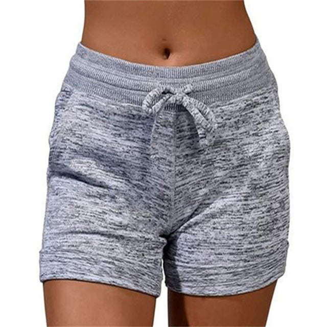 Female High Waist Pants Ladies Casual Fitness Sports Shorts