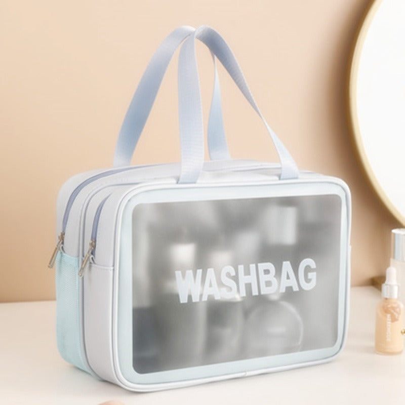 Storage Bag PVC Double Matte Portable Cosmetic Bag