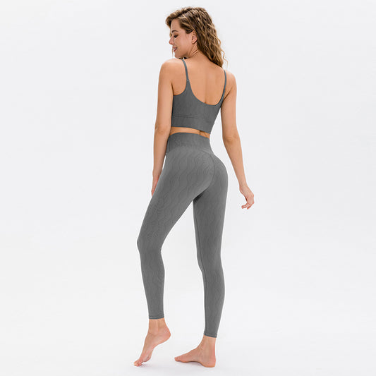 Women Yoga Set Suit Workout Tights Sports Pants Set