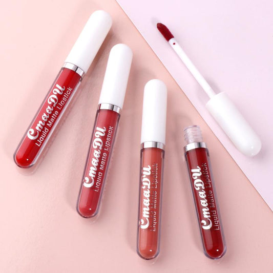 Matte Velvet Lip Gloss Liquid Lipstick Glitter Makeup Cosmetics