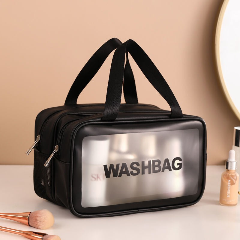 Storage Bag PVC Double Matte Portable Cosmetic Bag