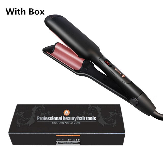 Ceramic Hair Waver Hair Curler 3 Barrels Big Wave Curling Tool