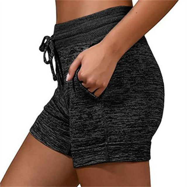 Female High Waist Pants Ladies Casual Fitness Sports Shorts