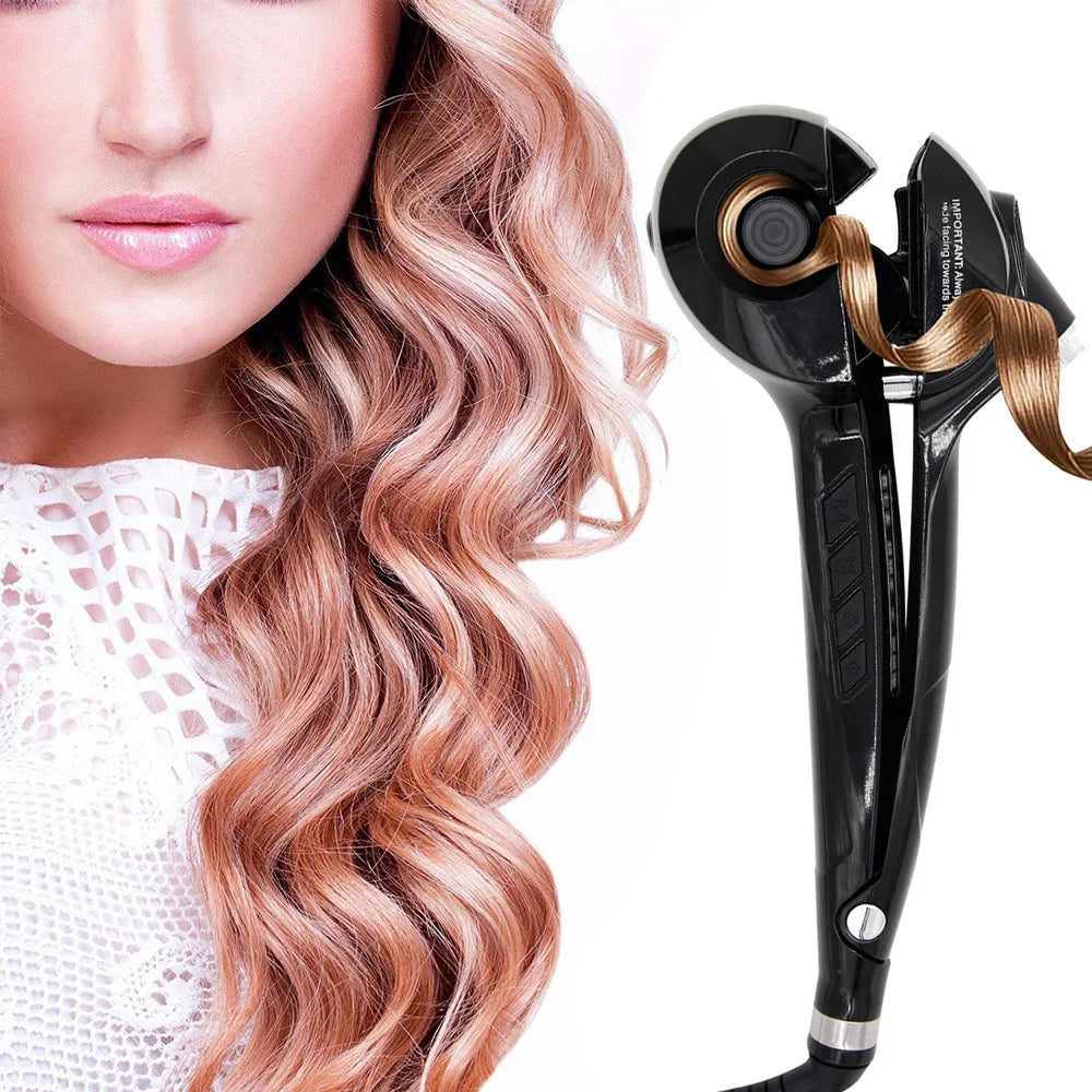 Professional Steam Spray Spiral Automatic Hair Curler