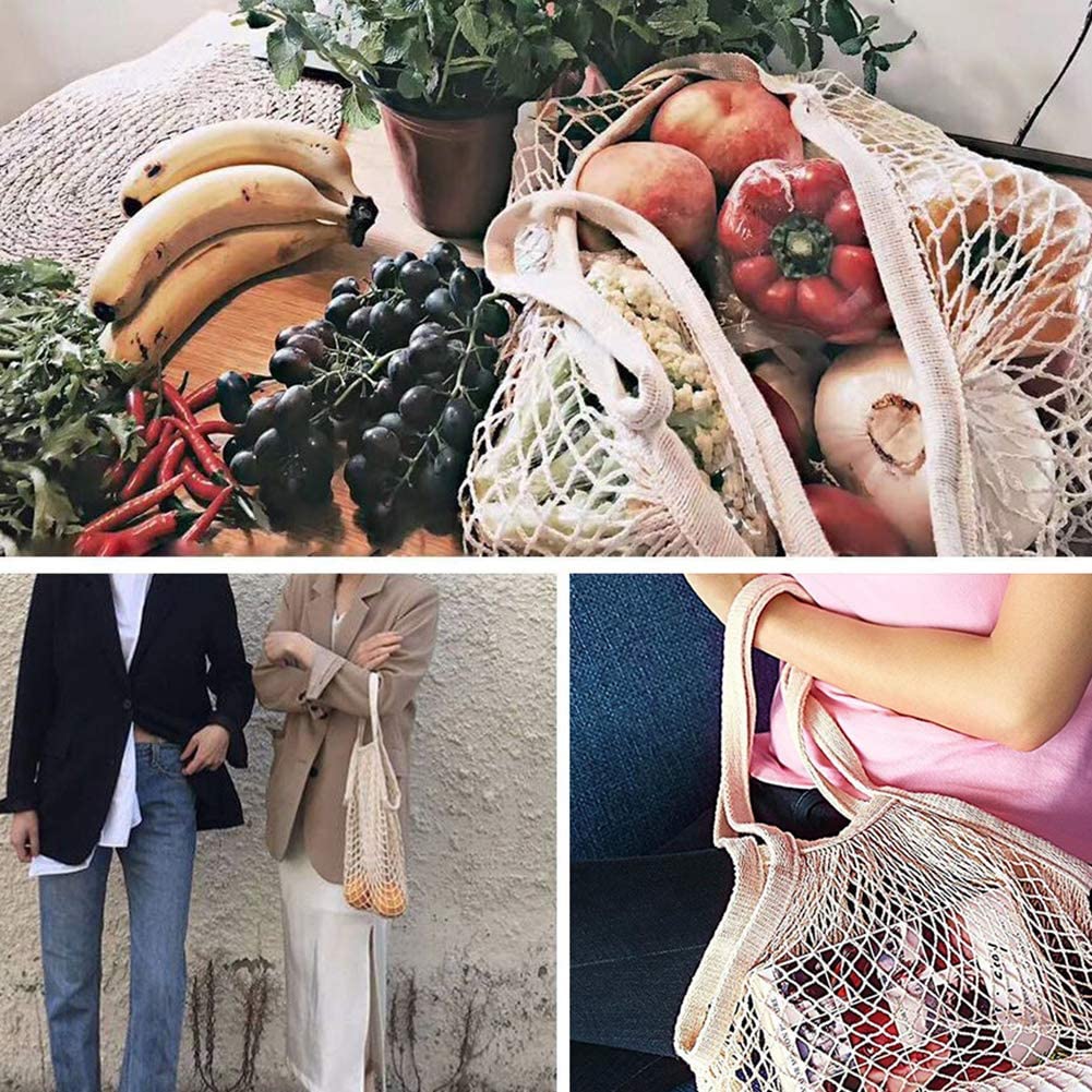 Reusable Shopping Bags Portable Net Bag Fruit Vegetable Storage