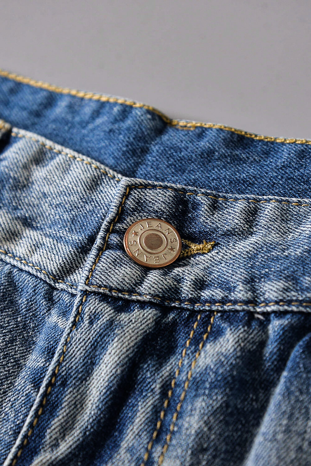 Vintage Faded and Distressed Jean Shorts