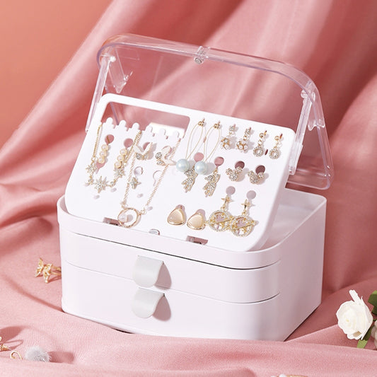 Plastic 2 Drawer Jewelry Storage Box