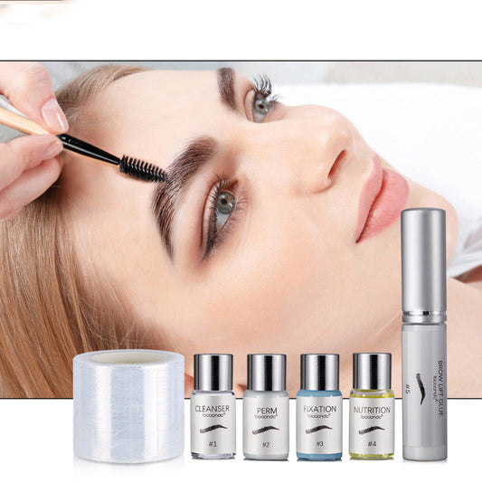 Semi-Permanent Eyebrow Lift Kit Eyebrow Lamination With Cling Film